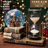 贝初众水晶球音乐八音盒小女孩生日礼物8-12岁儿童男女孩毕业七夕节礼物 巴黎铁塔【沙漏+音乐底座+灯光】 送女友9岁10小学生小姑娘礼物7-14岁女高端高级小众 实拍图