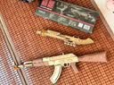 若客（ROKR）AK47 积木枪儿童玩具枪diy手工木质拼装模型枪皮筋枪男孩生日礼物 实拍图