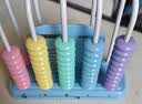 得力（deli）5行中珠计数器一二年级教具加减法小学四年级5档计算架算术认知启蒙算盘人教社教材同步开学文具 实拍图