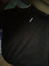 守约贤者秋冬季款男士纯色长袖t恤男V领韩版潮流秋衣宽松体恤衫加肥加大码 1183黑色加绒 3XL建议体重190-210斤 实拍图