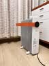 美的（Midea）【AI语音】油汀取暖器家用电热电暖器 婴儿防烫电暖气智能遥控 节能全屋速热加湿烤火炉 HYR22XGR 实拍图