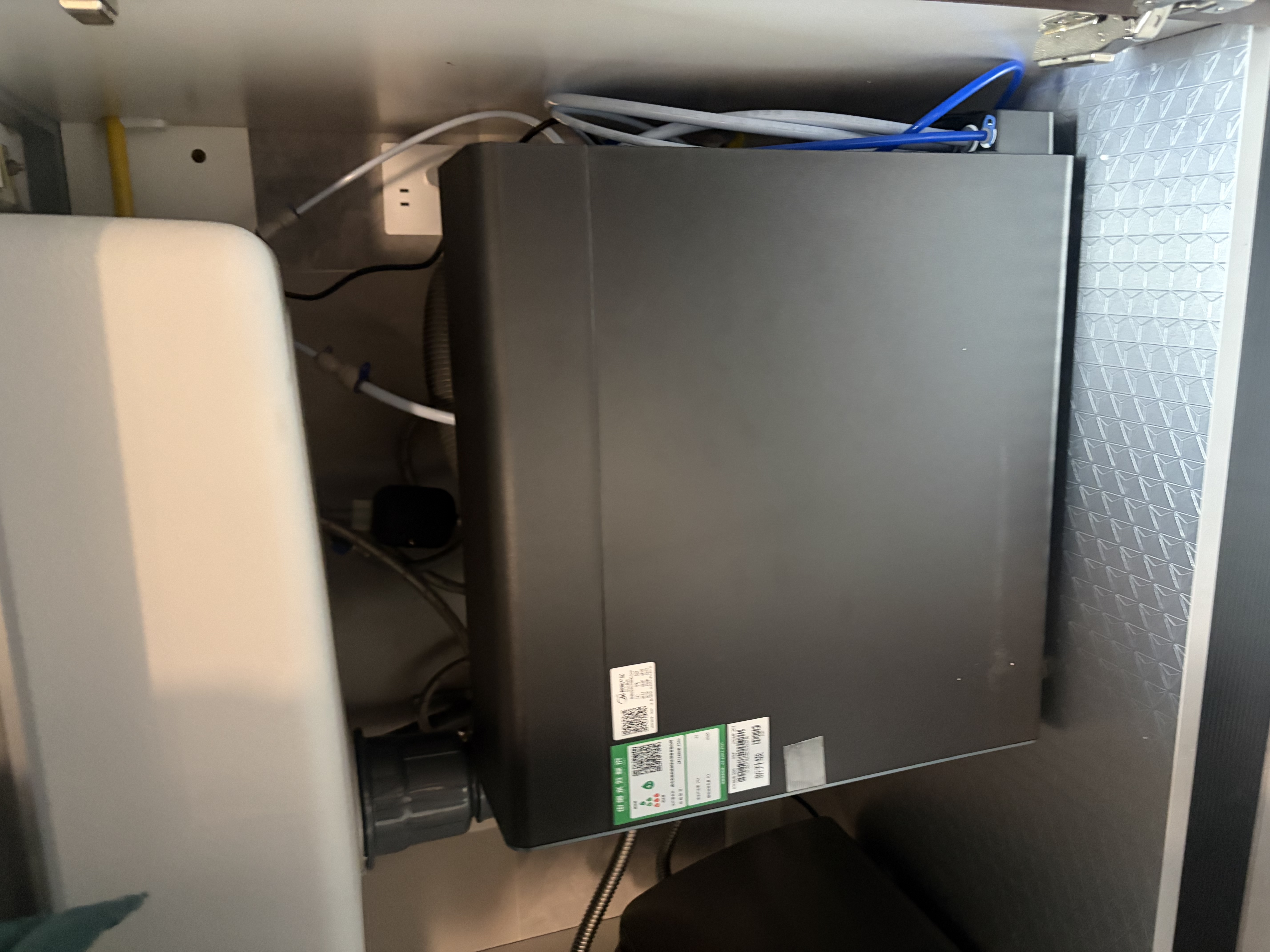 美的（Midea）星河5.0纯水版净水器1200G【瞬时1400G】抑菌0阻垢剂 6年长效RO反渗透家用厨下式净饮机鲜活零陈水 实拍图