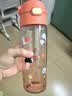 膳魔师（THERMOS）直饮水杯儿童6-12岁上学专用tritan塑料杯学生熊猫水壶600ml红 实拍图