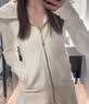 lululemon丨Scuba 女士拉链连帽衫*拉绒 杂色核心超浅灰(LW3KAMS) XS /4 实拍图