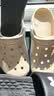 卡骆驰（CROCS）贝雅卡骆班洞洞鞋|205089 冬日白/彩色-1LI   37 /38(230mm)   实拍图