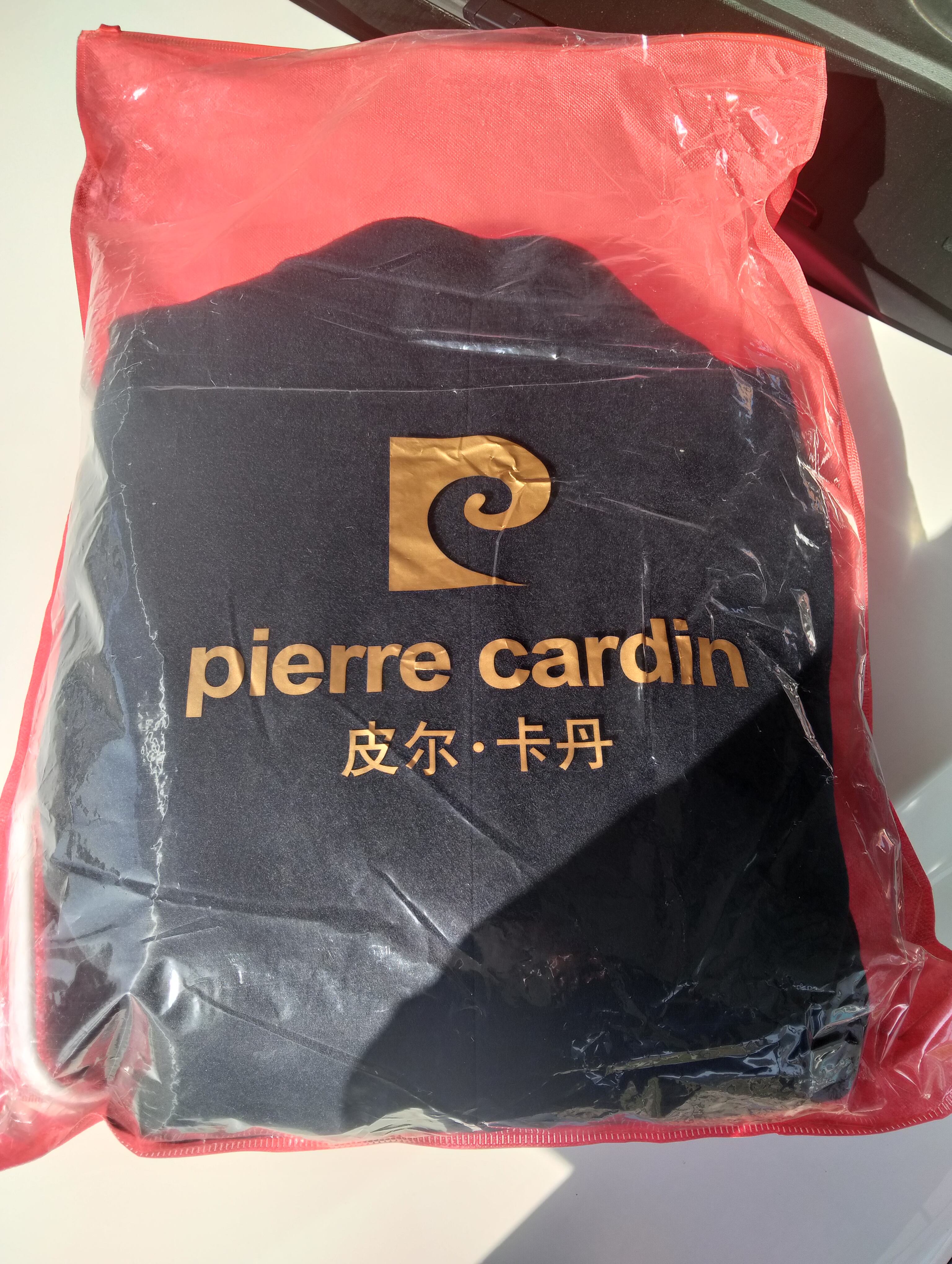 皮尔卡丹（pierre cardin）高档羊绒大衣男秋冬加厚可脱卸羽绒内胆中长款羊毛毛呢外套男休闲 藏青色(鹅绒内胆可拆) 2XL 185/100A (160-175斤) 实拍图