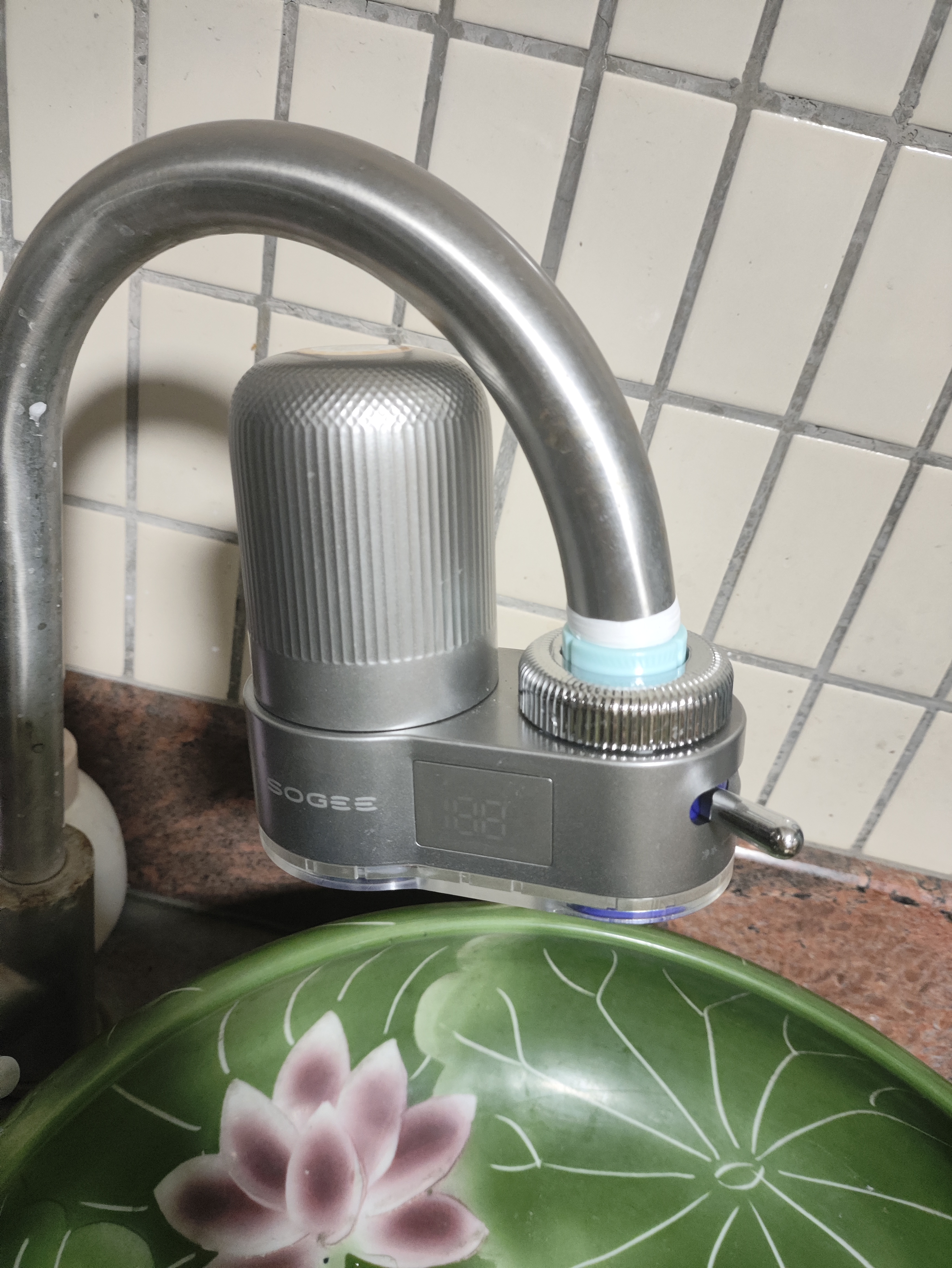 小质龙头净水器除水垢余氯家用前置过滤器厨房自来水直饮1机3芯LJ303 实拍图
