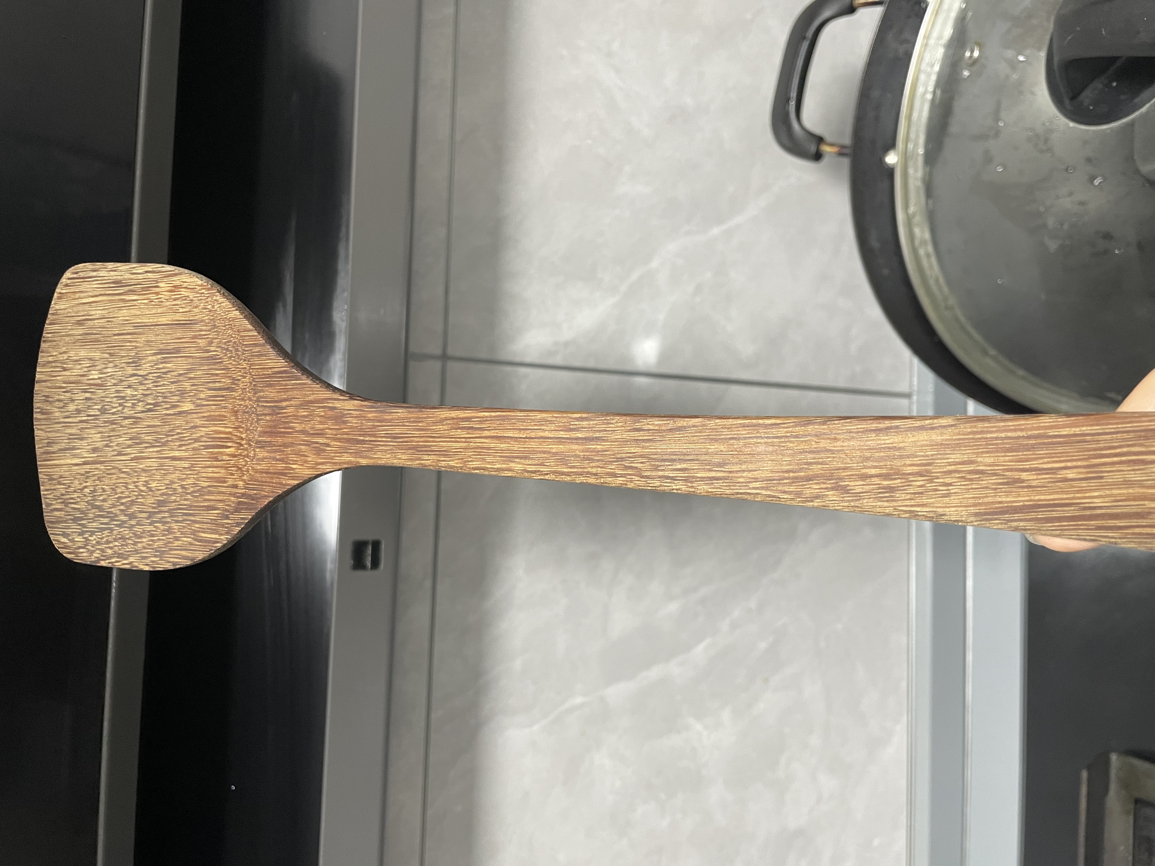 京东京造 锅铲子  炒菜铲子不粘锅专用护锅厨具【抗菌99.9%】金标鸡翅木铲 实拍图