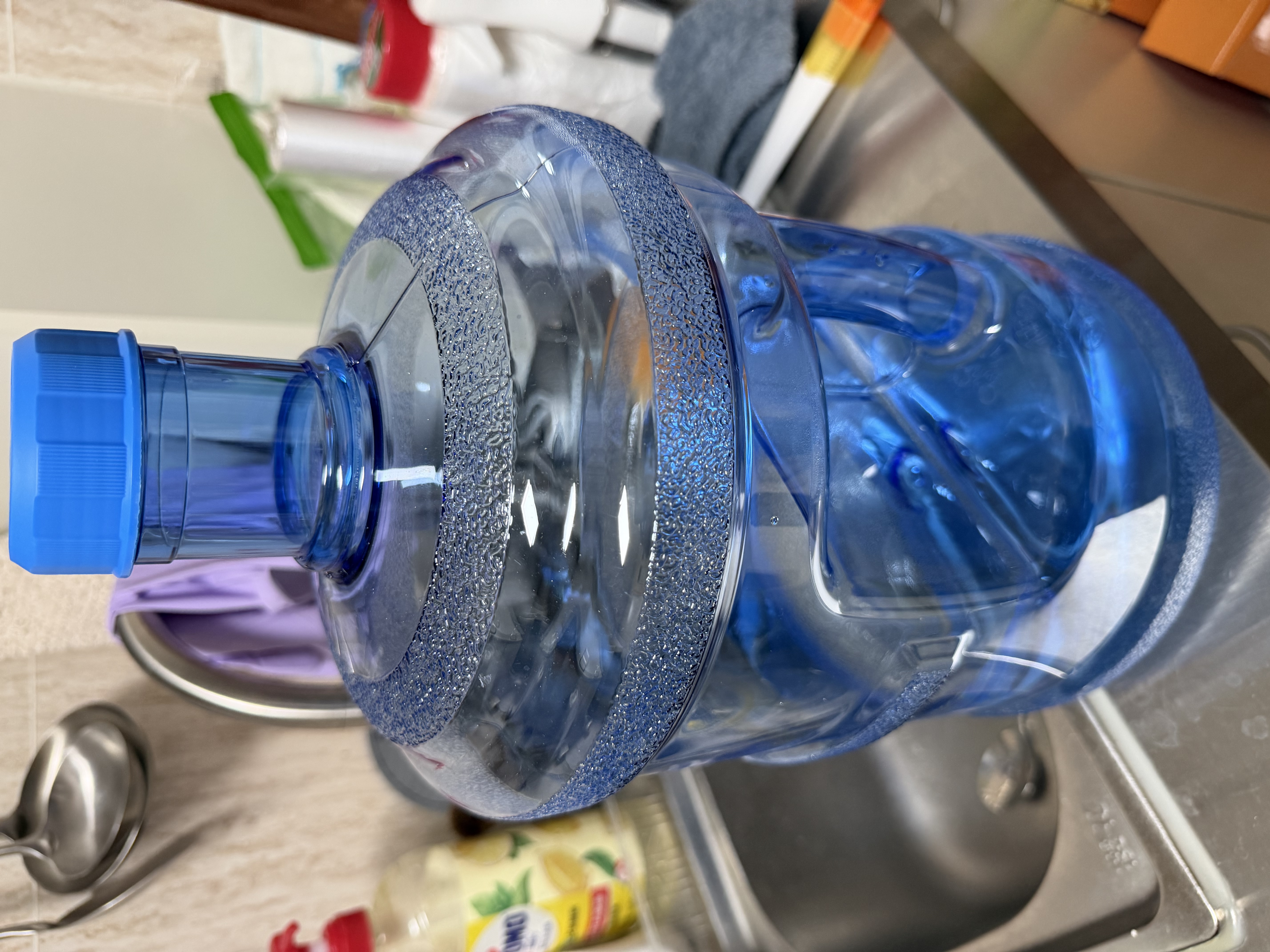 拜杰纯净水桶 食品级PC桶装水桶矿泉水饮用水储水桶手提户外空桶 7.5L 实拍图