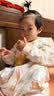 良良「26年新品」婴儿恒温睡袋儿童抑菌睡袋低敏秋冬加厚四季防踢被子 【恒温×抑菌】南瓜黄·薄夹棉40g-适合20-25℃ XL（建议身高90-105m） 实拍图