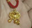 中国黄金（CHINA GOLD）平安锁黄金吊坠男女足金长命锁项链挂坠双十一送生日礼物婴儿宝宝 【京速达】平安锁吊坠+4金珠【红绳】约1g 实拍图