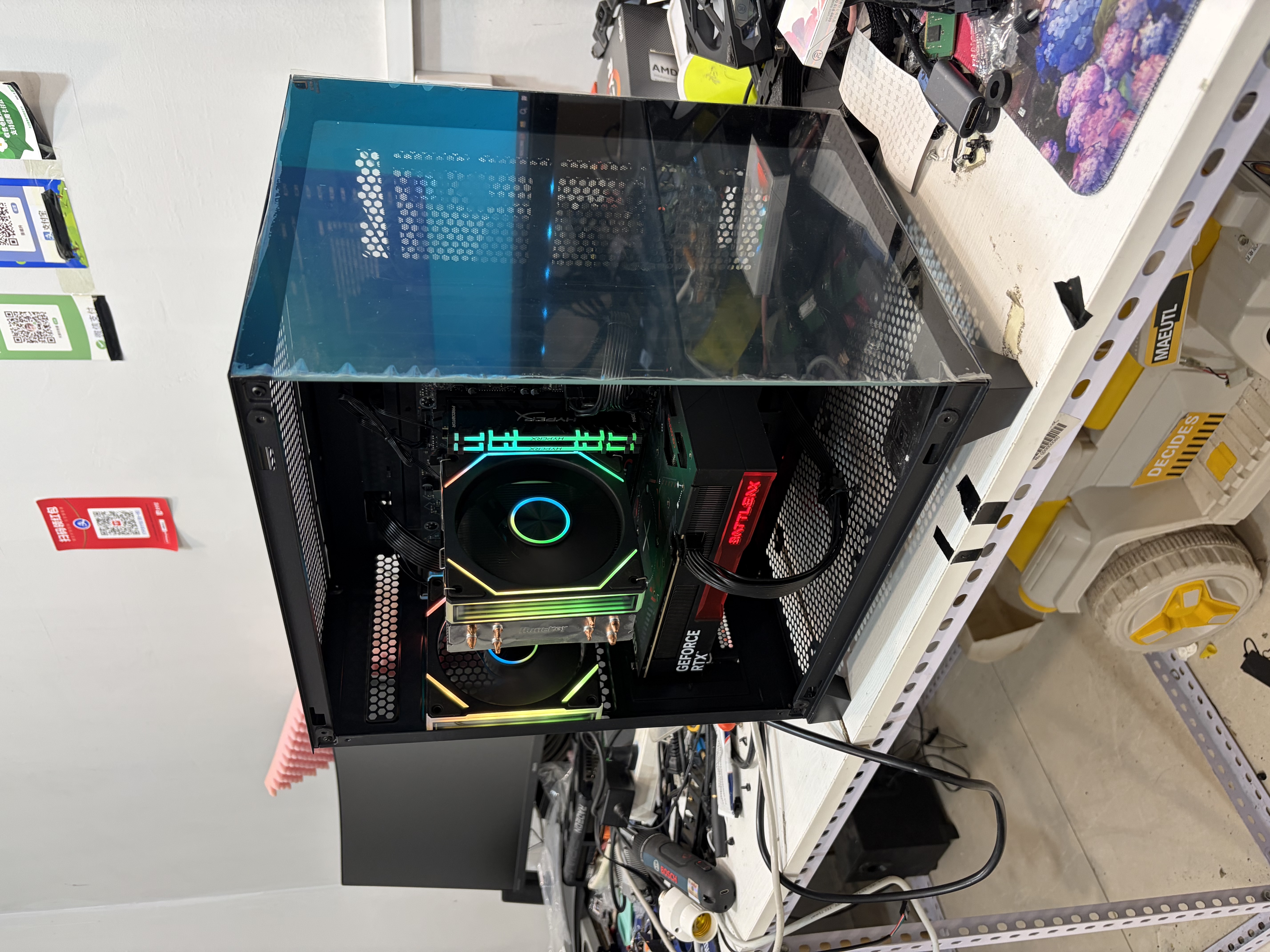 利民（thermalright）Peerless Assassin 120 SE ARGB 风冷散热器AGHP逆重力6热管逆转双C12C-S风扇PA120 SE ARGB 实拍图