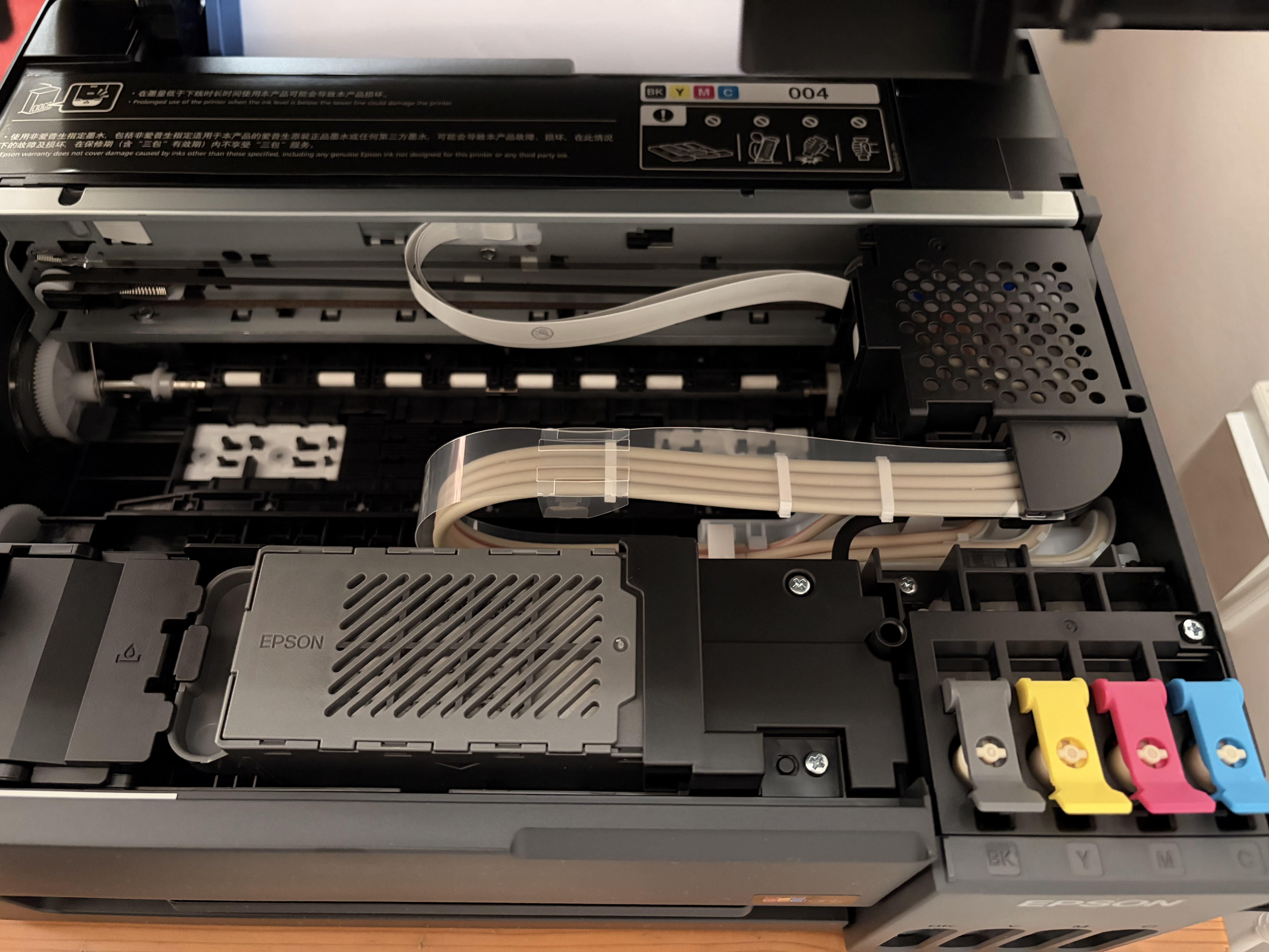 爱普生（EPSON）【6代新品】L3353墨仓式彩色家用AI学习打印机 L3251/L3255升级版(打印复印扫描 微信/无线 黑色） 实拍图