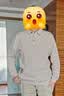 JEEP吉普长袖T恤男士春秋季polo宽松休闲打底衫衣服男装 卡其 2XL 实拍图