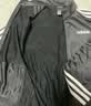 adidas休闲舒适三条纹立领夹克外套卫衣男装秋季阿迪达斯轻运动 黑色/白（推荐选大一码）   M 实拍图