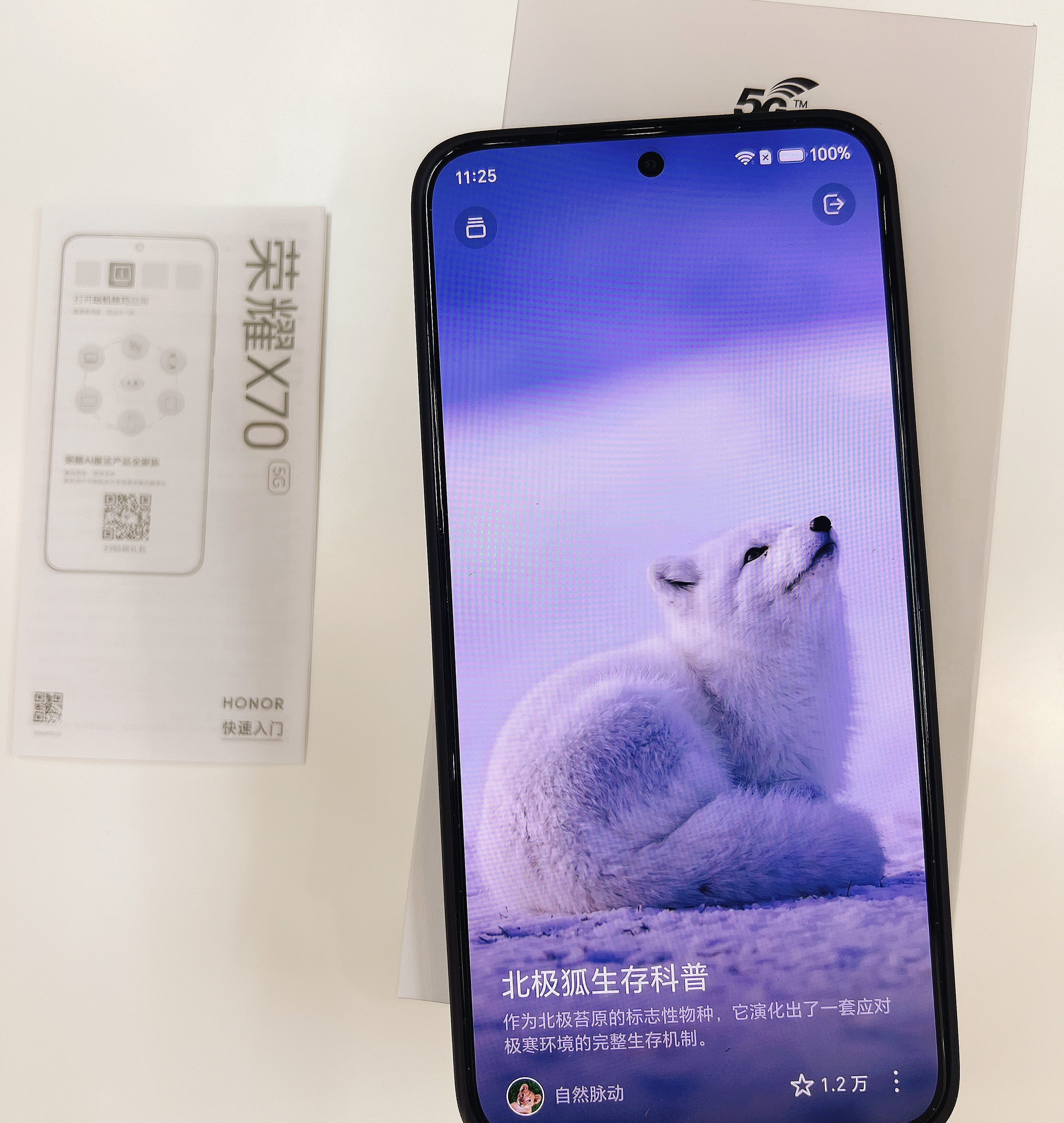 荣耀X70 焕新版 6+256 幻夜黑 十面抗摔 8300mAh青海湖电池 IP69防水 荣耀绿洲护眼屏 AI手机 实拍图