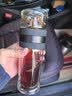富光双层玻璃杯 泡茶杯茶水分离杯子 高硼硅玻璃水杯商务男女士290ML 实拍图