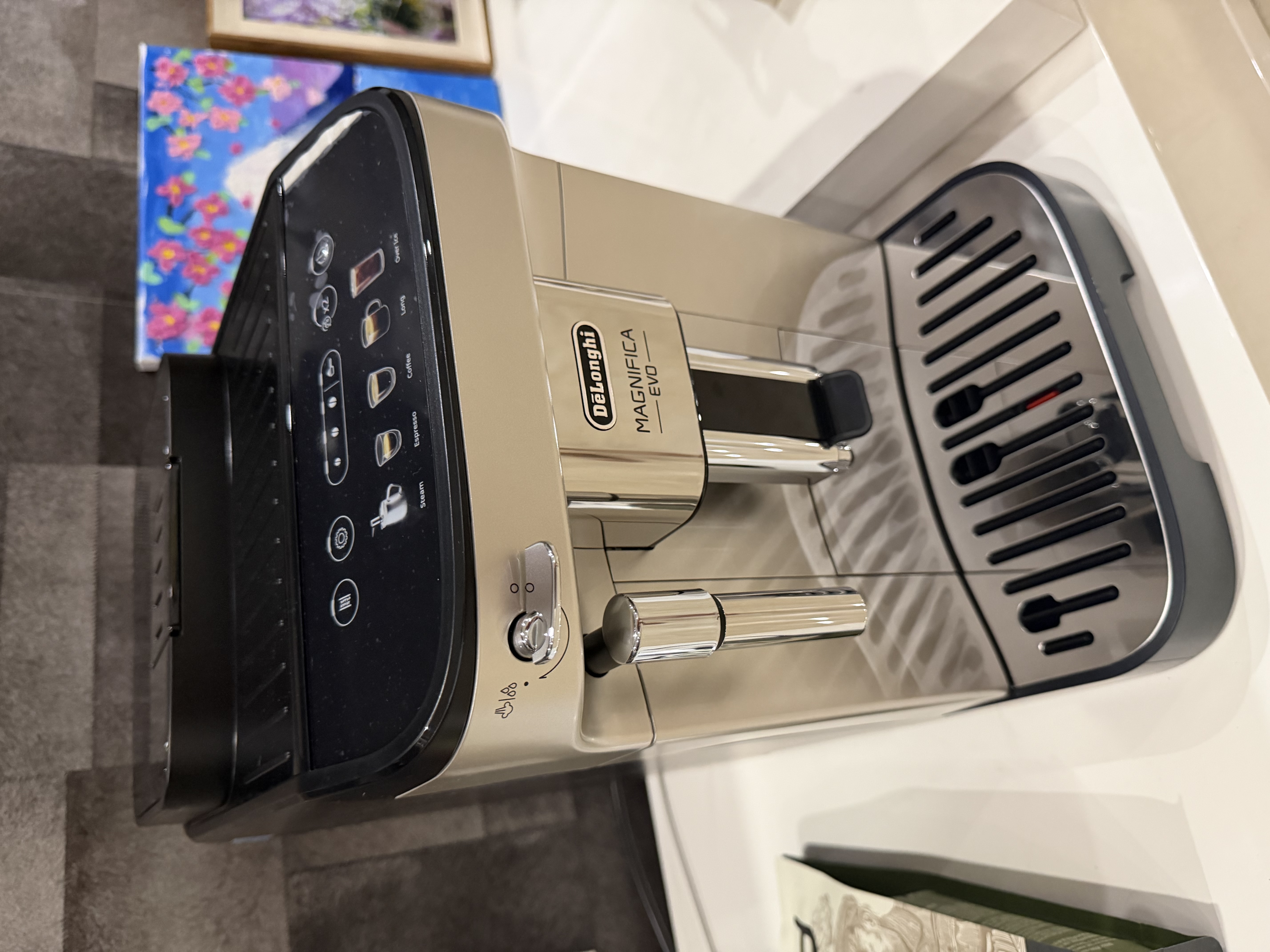 德龙（Delonghi）咖啡机 家用全自动咖啡机 欧洲进口小型意式美式现磨 冷热双萃醇萃冰咖手动打奶泡  E Plus 礼物 实拍图