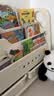 曼龙游戏围栏儿童绘本书架文件夹宝宝玩具收纳架储物二合一小学生书柜 实拍图