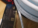 万级超六类双屏蔽网线【国标23AWG-0.58mm无氧纯铜芯】CAT6A万兆抗干扰5G网络工程家装监控箱线30米灰 实拍图