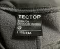 探拓（TECTOP）冲锋裤男加绒保暖防风软壳裤登山徒步裤 男款深灰 XL 实拍图