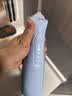 美的（Midea）冲牙器牙齿牙缝清洁10挡长续航300mL可拆水箱便携成人家用水牙线洗牙器正畸喷嘴节日礼物小蓝鲸蓝 实拍图