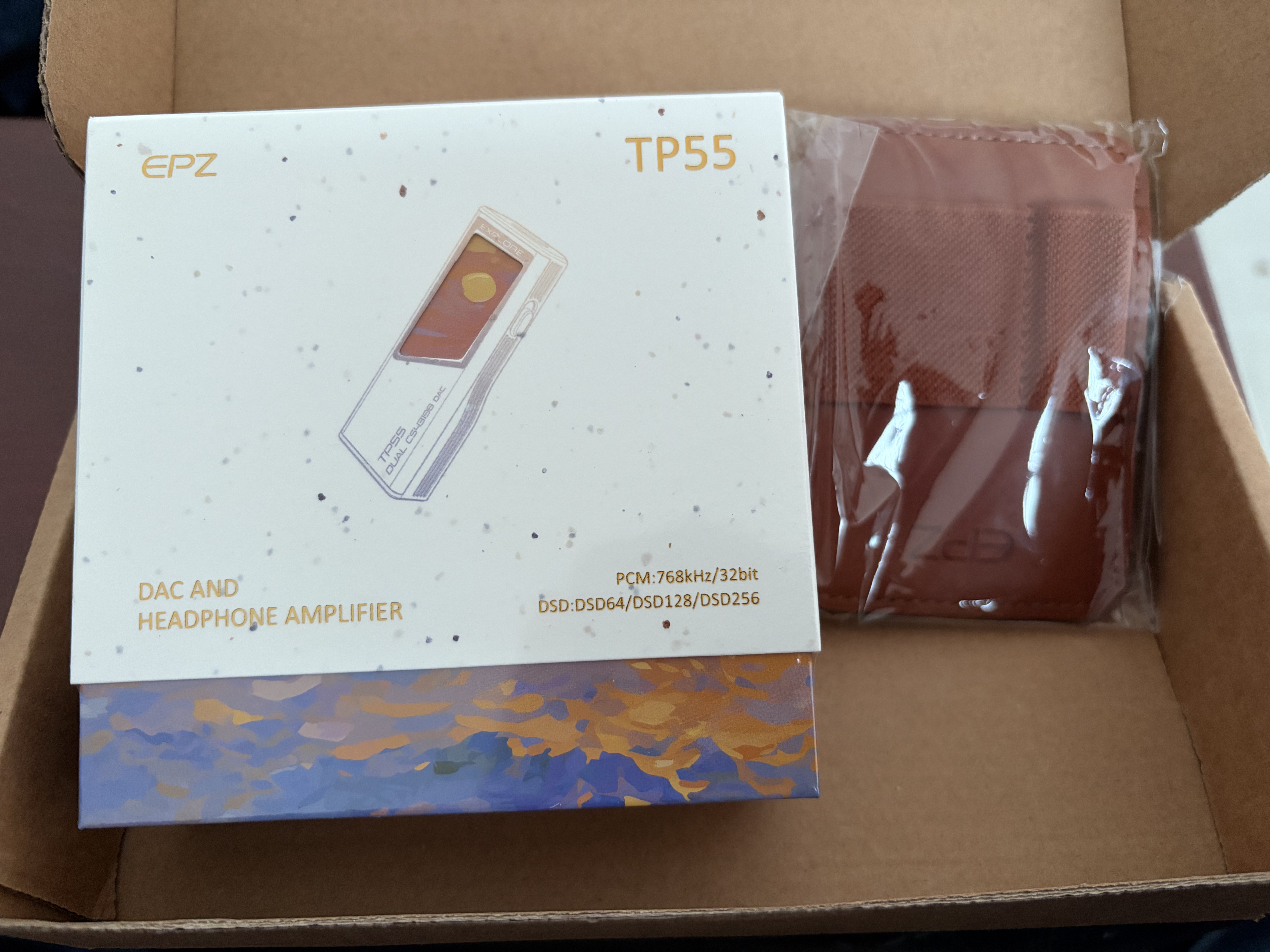EPZ TP55【下单送背夹】旗舰级解码器 便携式专业音频 功放解码耳放HIFI播放器小尾巴3.5/4.4游戏声卡 【京东仓】陨石钛 10段调音【TYPE-C直插版】 实拍图