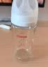 贝亲（Pigeon）玻璃奶瓶宽口径防胀气240ml M号奶嘴 3月+ AA187  实拍图