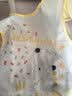 贝瑞加（Babyprints）围兜3-6岁儿童罩衣中大童吃饭宝宝围嘴防溅水油反穿2件 萌兔旅行 实拍图