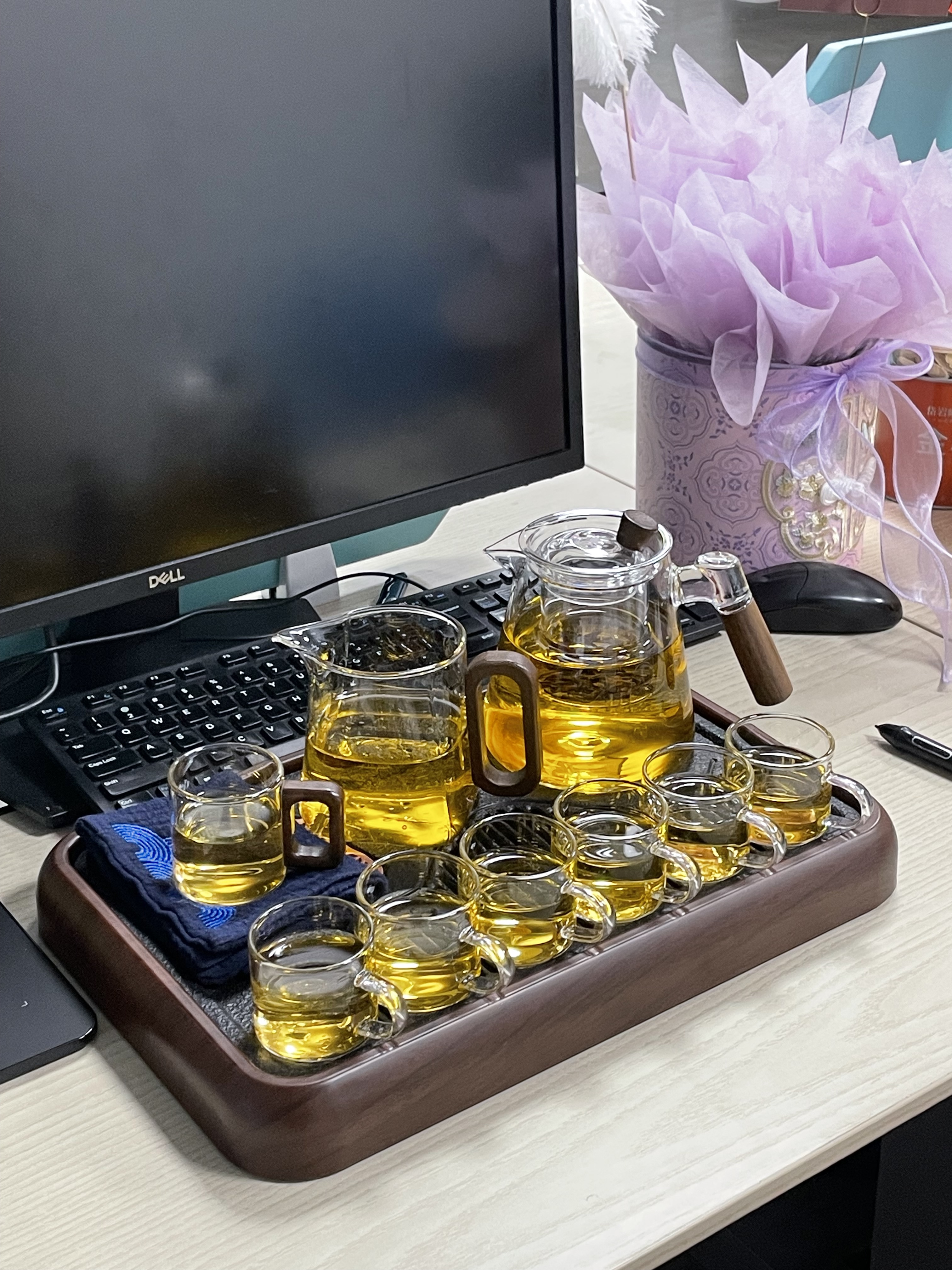 茗光茶具套装2026新款泡茶器全套泡茶壶茶杯家用办公室玻璃茶具整套 实拍图