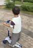 斯威（SWAY） 滑板车儿童 2-3-6-10-15岁宝宝大童滑滑车闪光轮折叠小孩踏板车 月光蓝-加宽闪光大轮+高度可调 实拍图