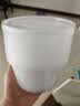 美丽雅 一次性饭盒圆形1000ml*20套打包碗食品用盒加厚带盖可微波 实拍图