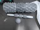 Keep泡沫轴狼牙棒瘦腿肌肉专业放松健身瑜伽滚轮按摩棒组合款 暮云灰 实拍图