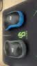 罗技（Logitech）M185鼠标 无线鼠标 办公鼠标 对称鼠标 黑色蓝边 带无线2.4G接收器 实拍图