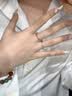 Grace Girl999足银情侣对戒钻石莫比乌斯纯银女戒指男开口生日礼物 足银莫比乌斯【刻字/顺丰】 实拍图