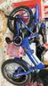 凤凰（Phoenix）儿童自行车宝宝脚踏车儿童折叠自行车4-8岁童车 陆寻  蓝色 16寸 实拍图