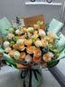 领香鲜花速递33朵香槟玫瑰花束送老婆表白女友生日礼物全国同城配送 33朵香槟玫瑰花束—女神款 实拍图