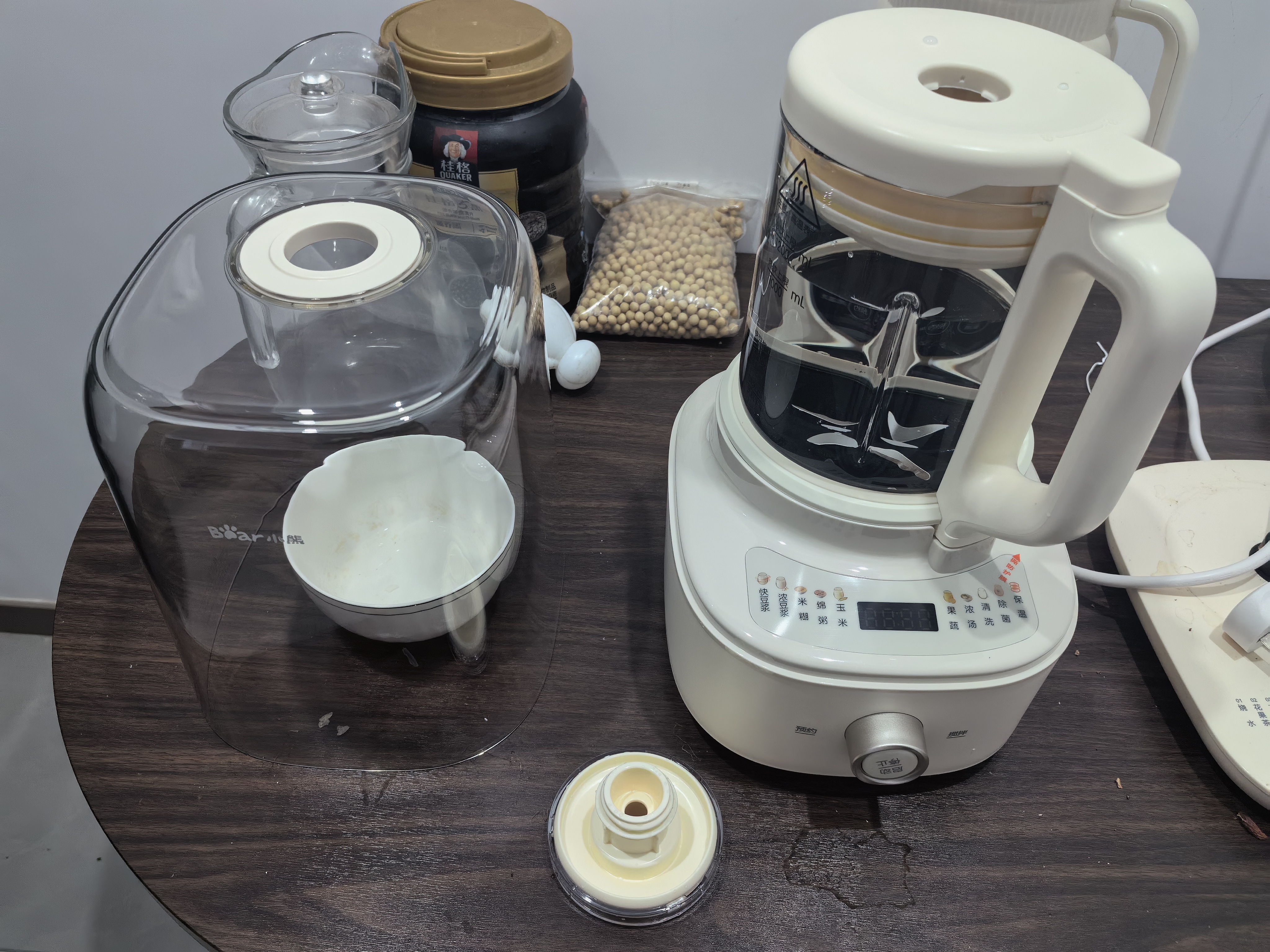 小熊（Bear）白月光破壁机1.2L家用全自动豆浆机榨汁料理辅食机多功能破壁2-3人用PBJ-F10K1 实拍图