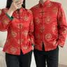 JEEP SPIRIT寿星冬季老人过寿生日衣服中老年唐装男爷爷奶奶80岁大寿冬装服装 大红色【专柜正品】 L 尺码90-125斤【专柜正品】 男 晒单实拍图