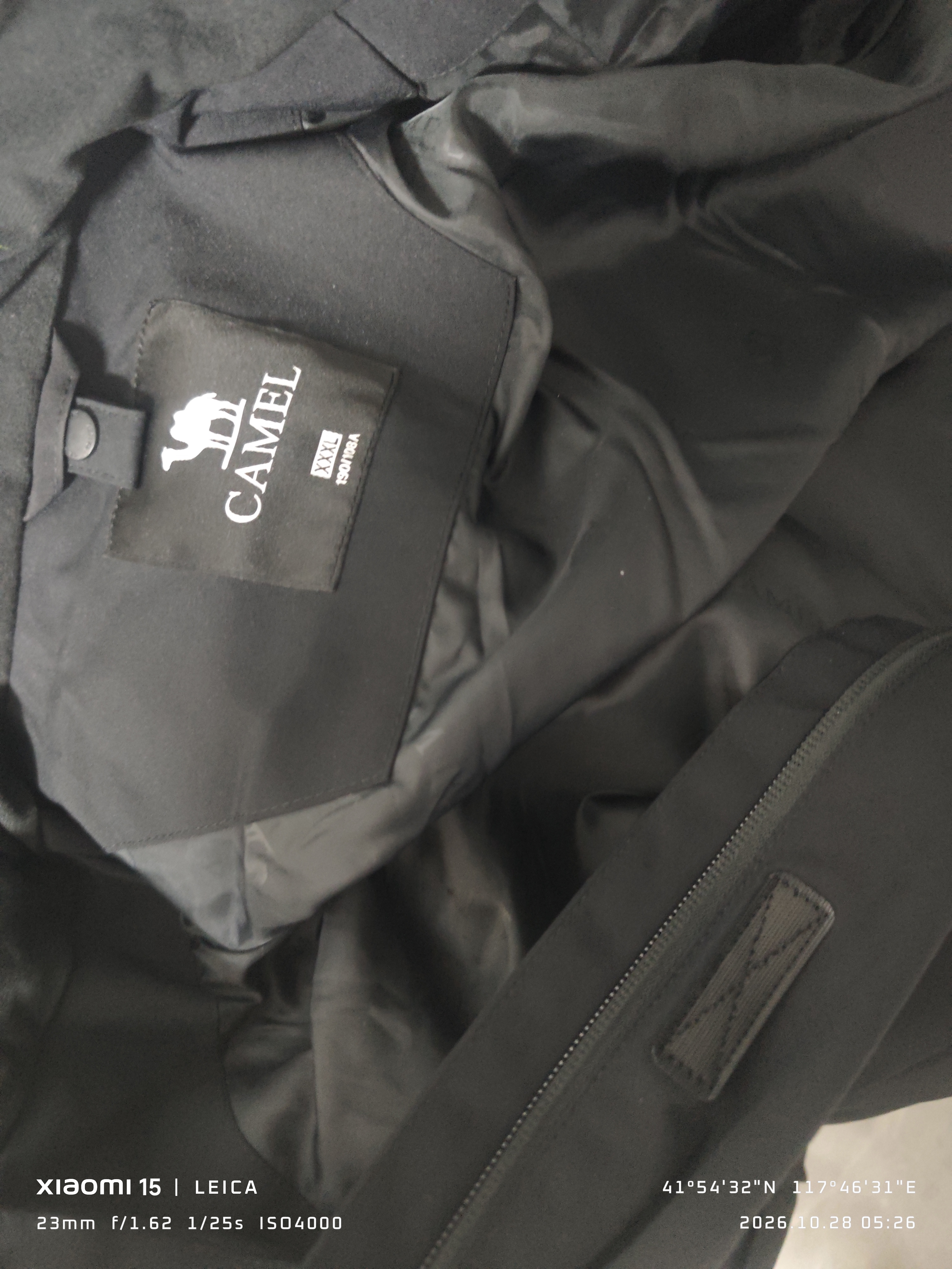 骆驼（CAMEL）CamelTex户外御寒冲锋衣男女同款防油污外套三合一登山服  3XL 实拍图