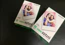 INSTAX富士instax立拍立得 mini相纸 白边双包20张+闪闪星钻边框贴 实拍图