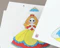 亿基美公主涂色书画画本女孩马克笔绘画儿童趣味填色涂鸦幼儿园生日礼物 实拍图