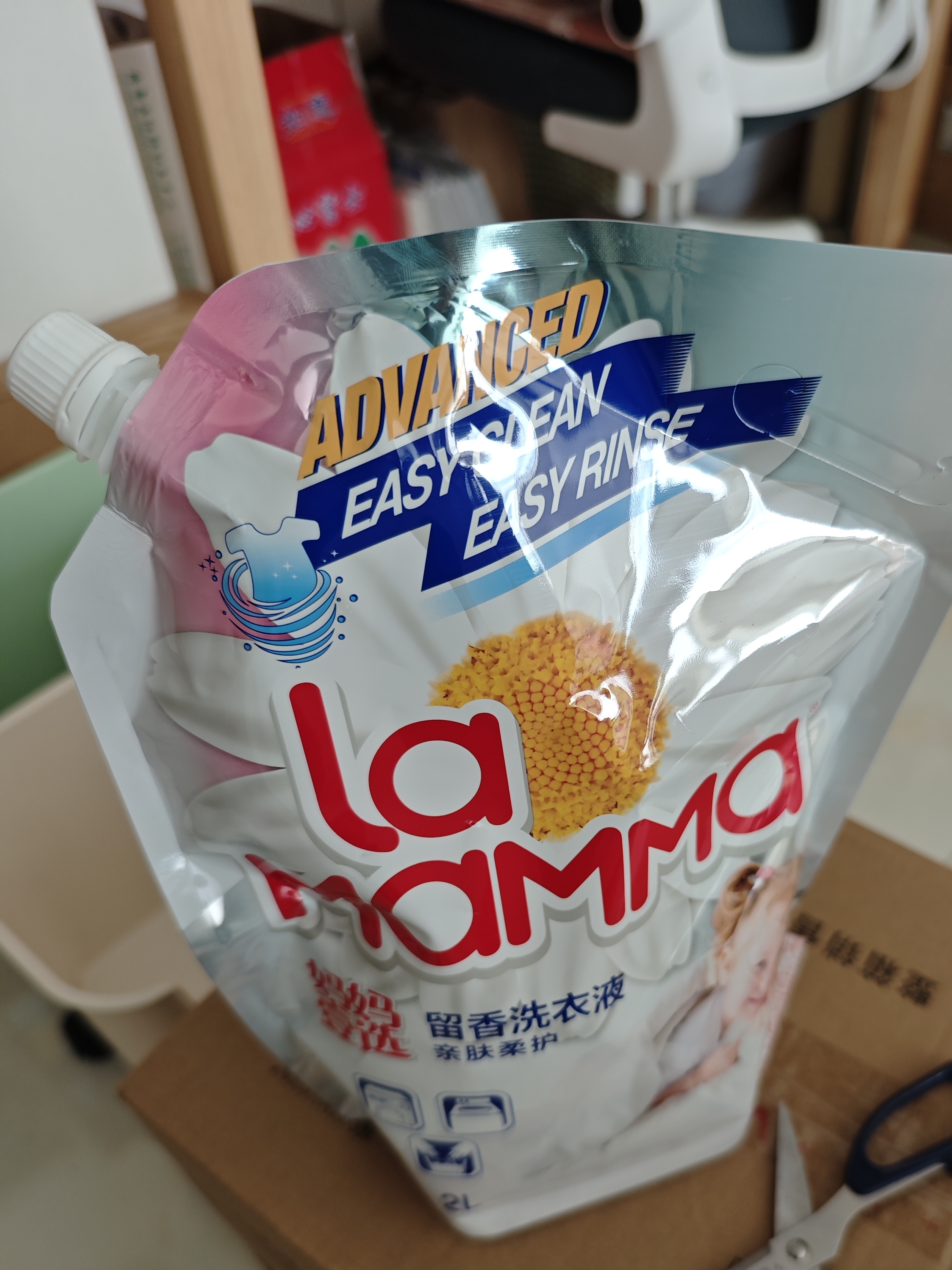 妈妈壹选天然植皂洗衣液17斤（瓶3kg+瓶1kg+袋1kgx4+500g）【品质严选】 实拍图