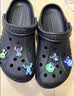 卡骆驰（CROCS）贝雅洞洞鞋男鞋女鞋轻便耐磨一脚蹬拖鞋休闲鞋百搭花园鞋|10126 黑色-001(含智必星) 43 (270mm) 实拍图