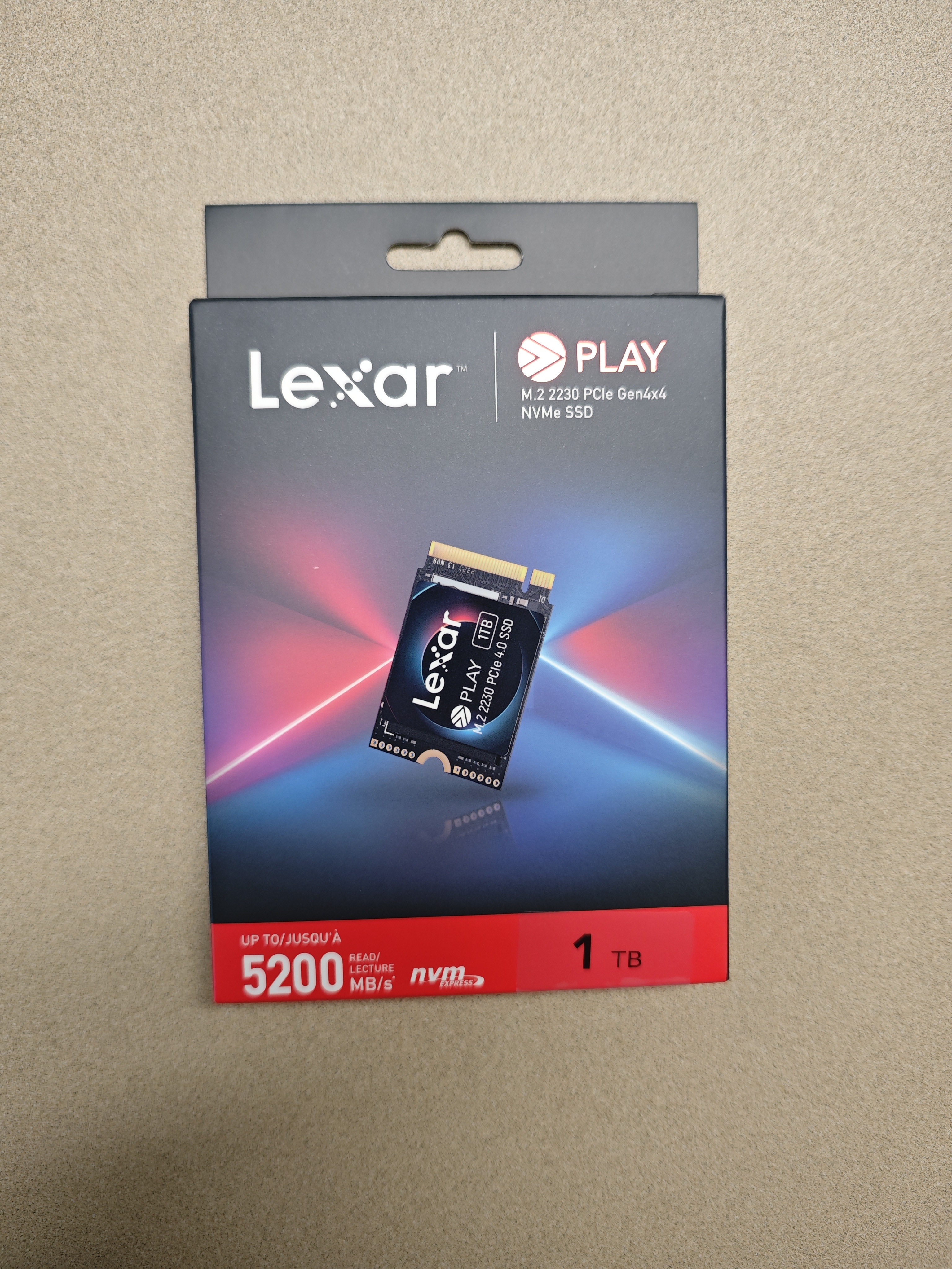 雷克沙（Lexar）PLAY 1TB SSD固态硬盘 2230 M.2接口(NVMe协议) PCIe 4.0x4 支持游戏掌机/笔记本 实拍图
