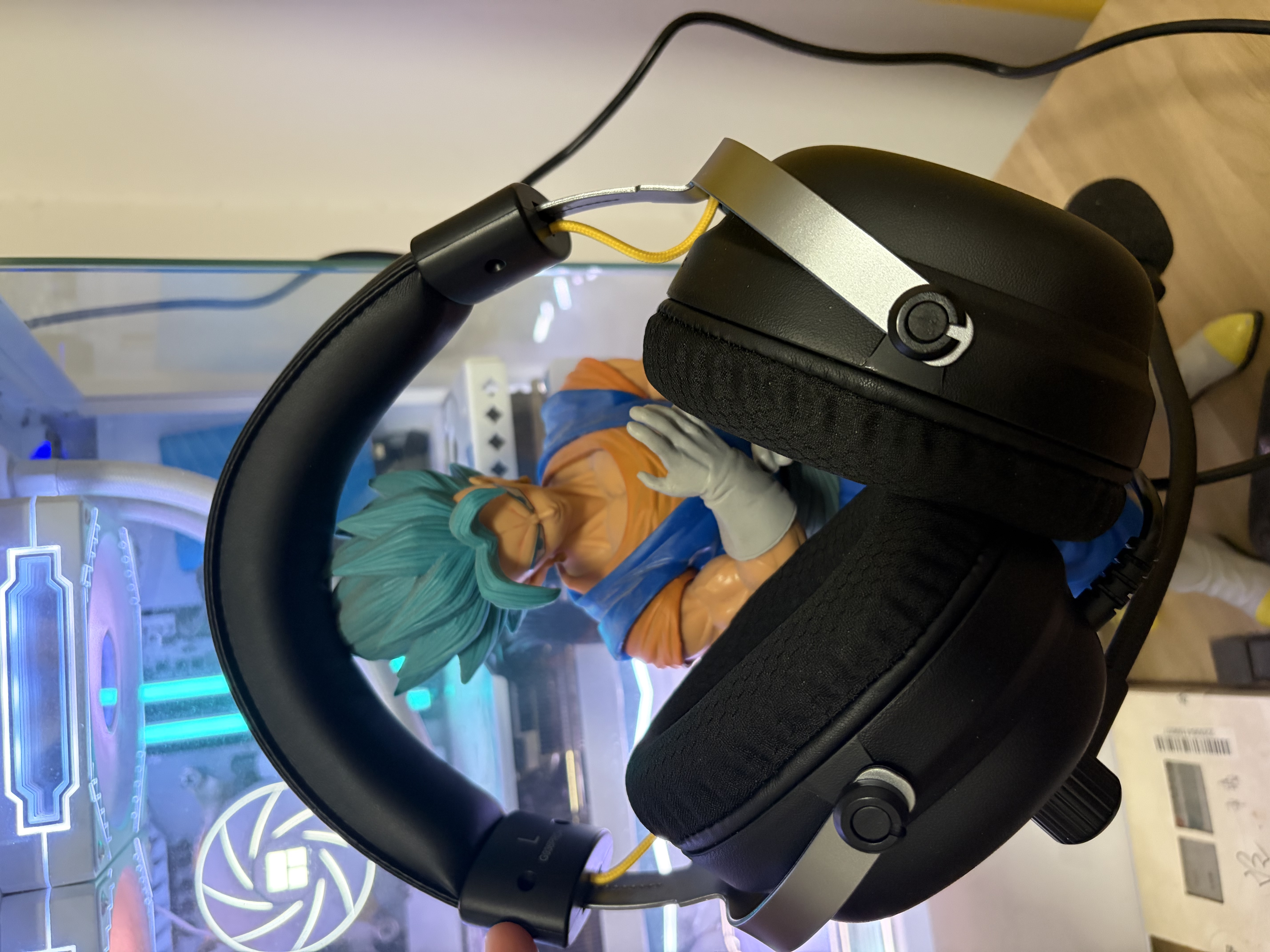 硕美科（SOMIC）G936 PRO+游戏耳机头戴式有线电竞电脑USB 7.1声道FPS专用耳麦吃鸡CS无畏契约三角洲行动 黑色 实拍图