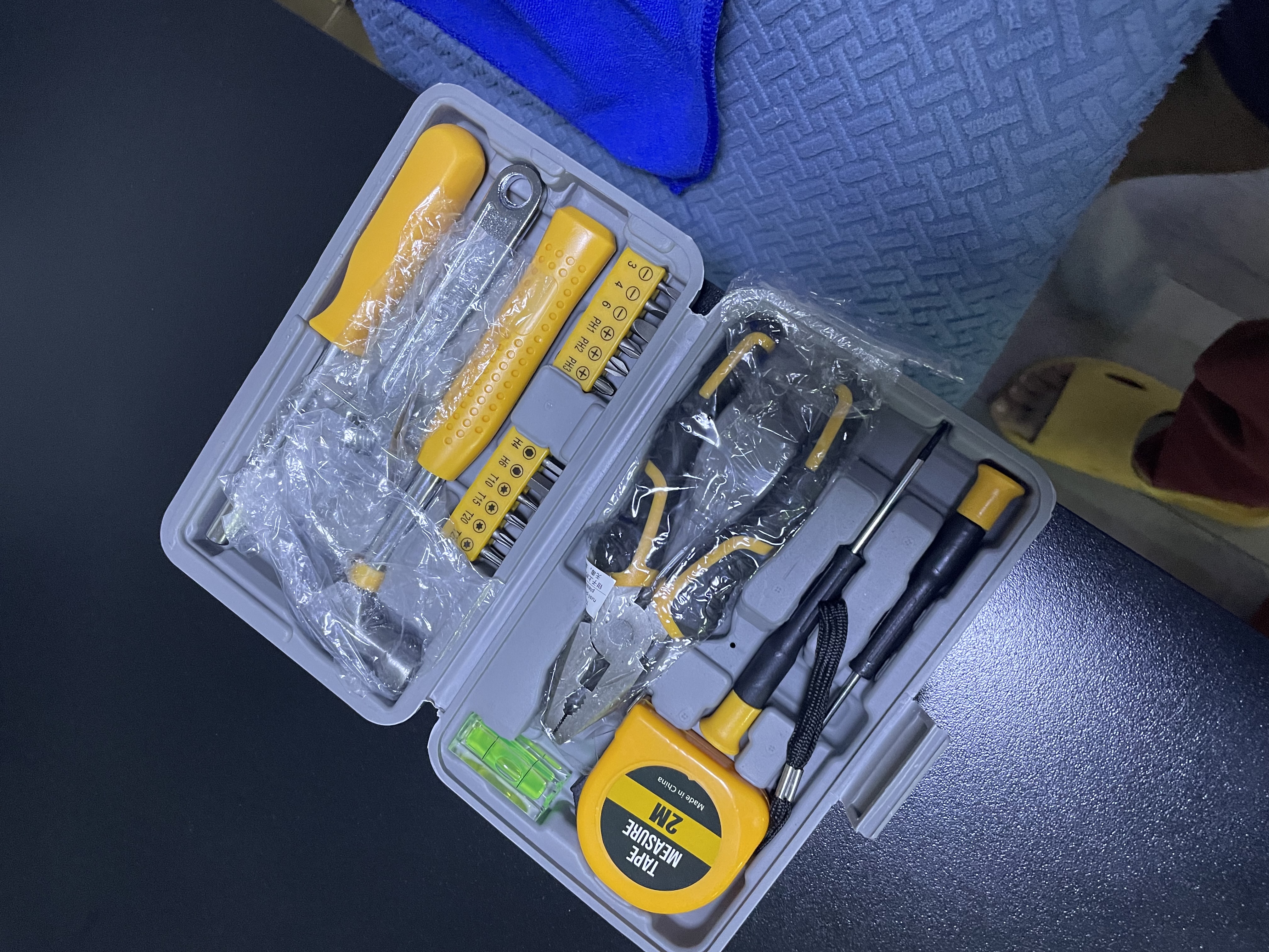 希孟家用工具箱套装家庭五金维修螺丝刀老虎钳子改锥扳手电工工具全套 实拍图