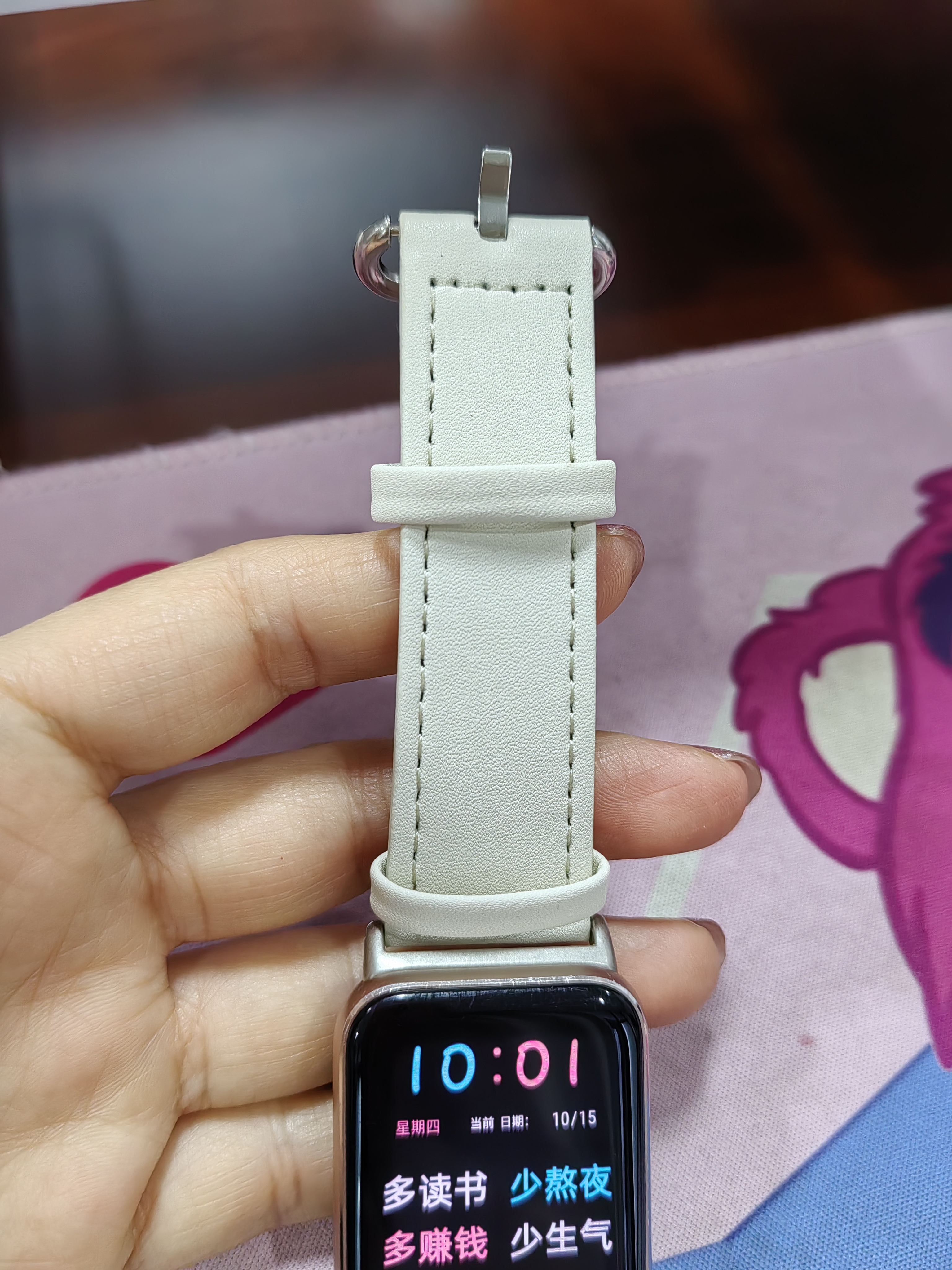 iboann适用小米手环9Pro表带真皮10Pro陶瓷版红米Watch4/5/6手表带皮革8Pro手环腕Redmiwatch4快拆配件 实拍图