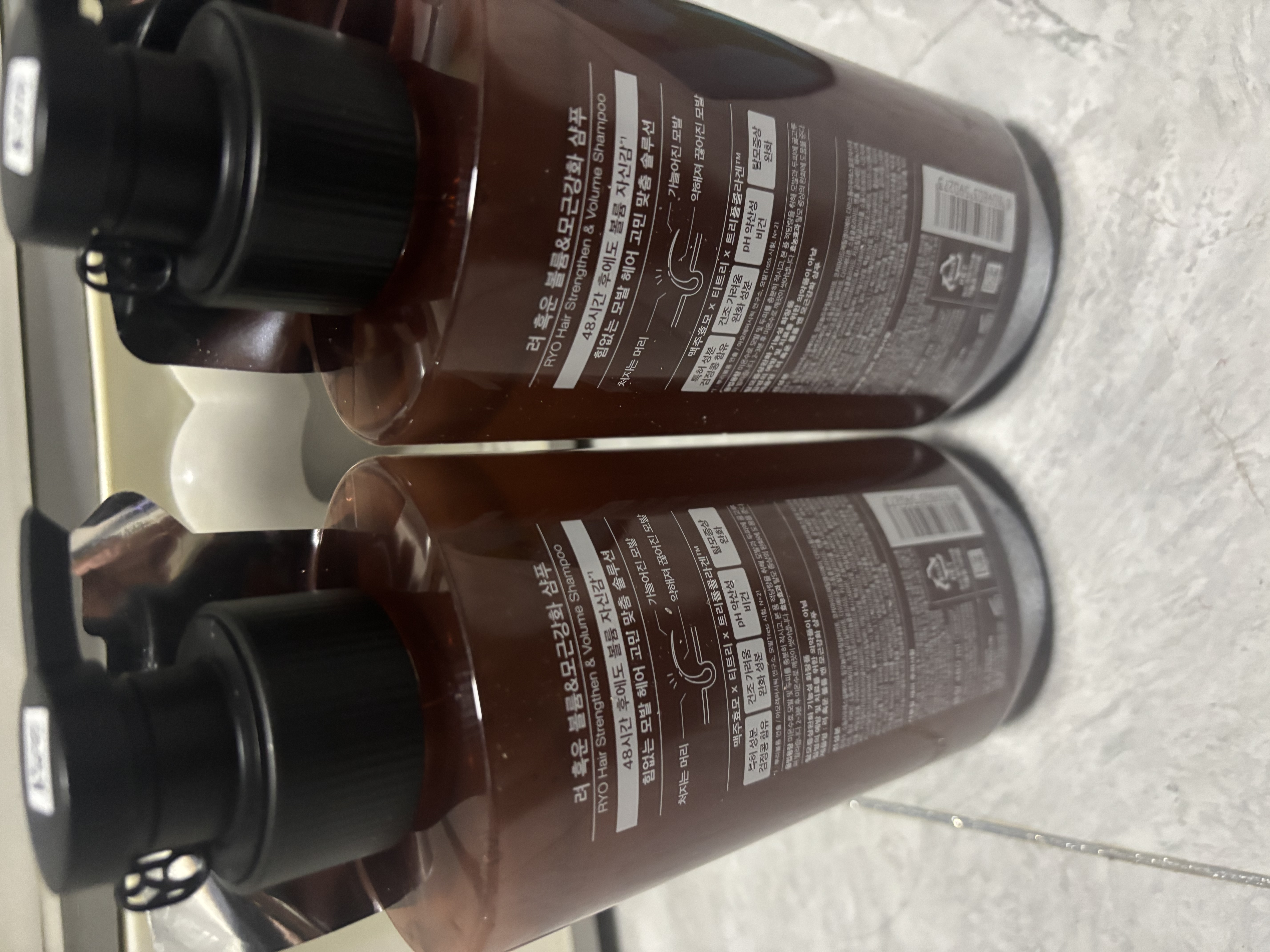 吕（Ryo）棕吕洗发水480ml*2 强健滋养强韧发丝固发防脱持久 韩国进口 实拍图