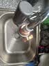 美的（Midea）净水器水龙头过滤器家用自来水滤水器直饮前置过滤器厨房卫生间通用除水垢除余氯双出水可清洗滤芯 一机三芯【两年免换滤芯】 实拍图